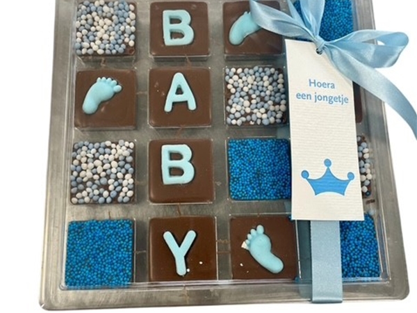 Geboorte blister blauw